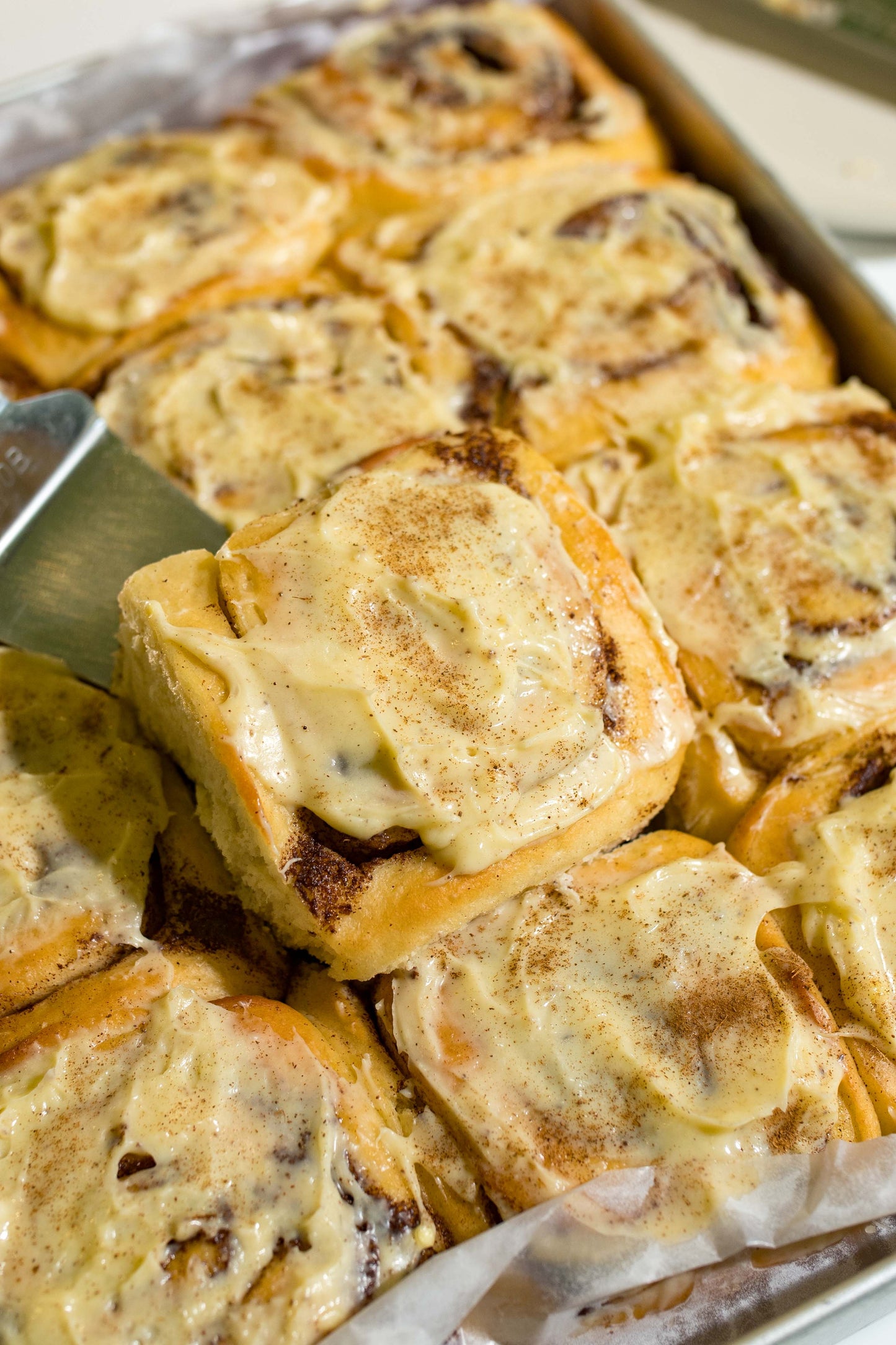 Eggless Cinnamon Roll