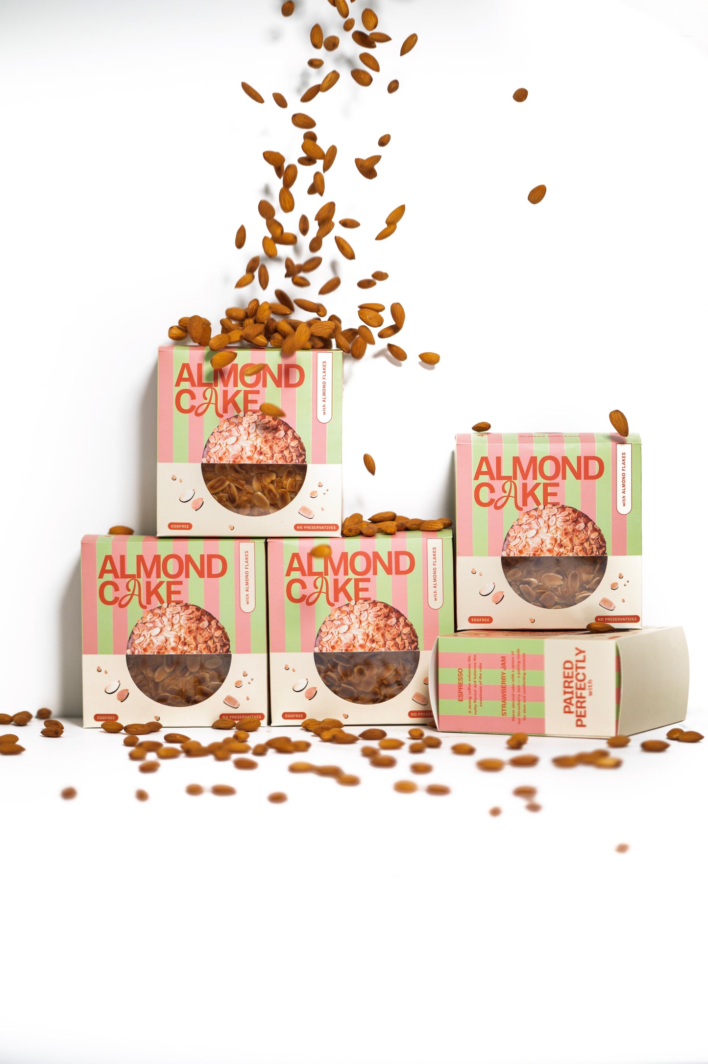 Eggless Almond Tea Cake