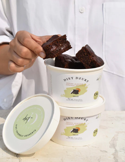 Vegan Almond and Orange Brownies