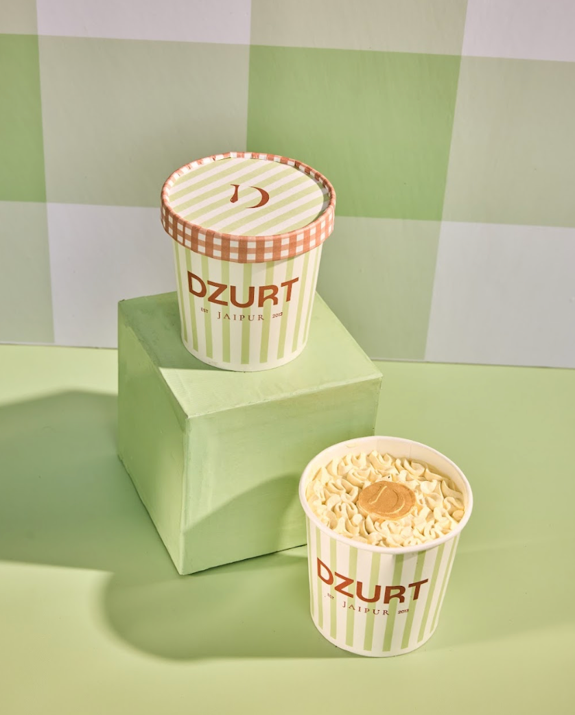Mango Vanilla Ice-Cream Cake Tub