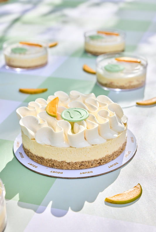 Eggless Mango Cheesecake