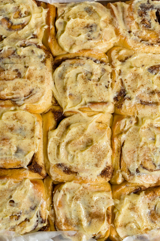 Eggless Cinnamon Roll