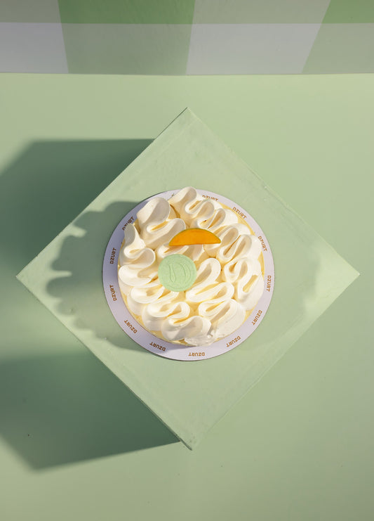 Eggless Mango Cheesecake