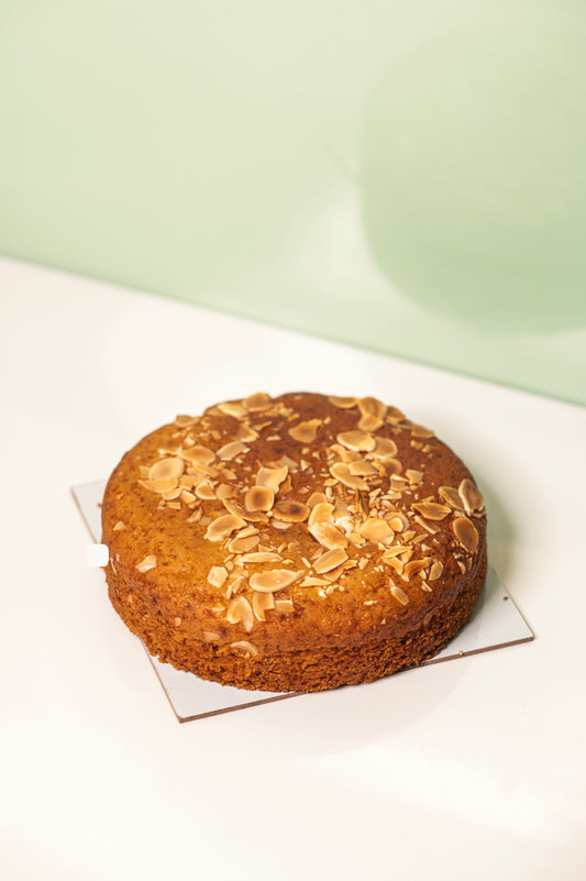 Eggless Almond Tea Cake