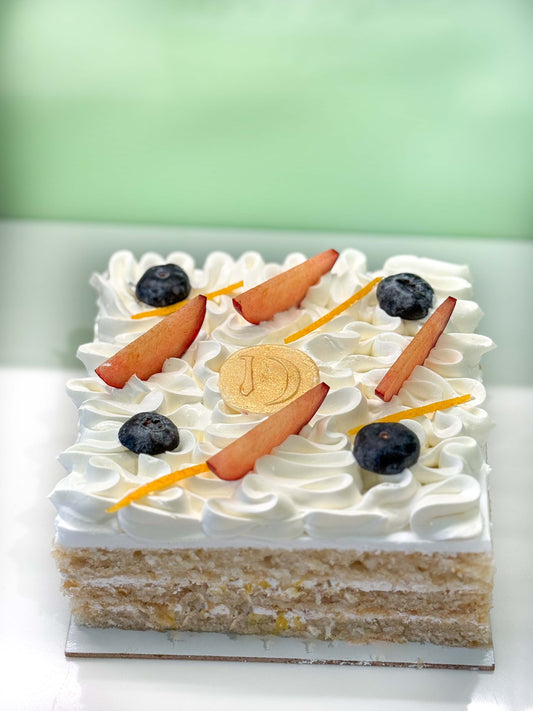 Eggless Fresh Fruit Cake