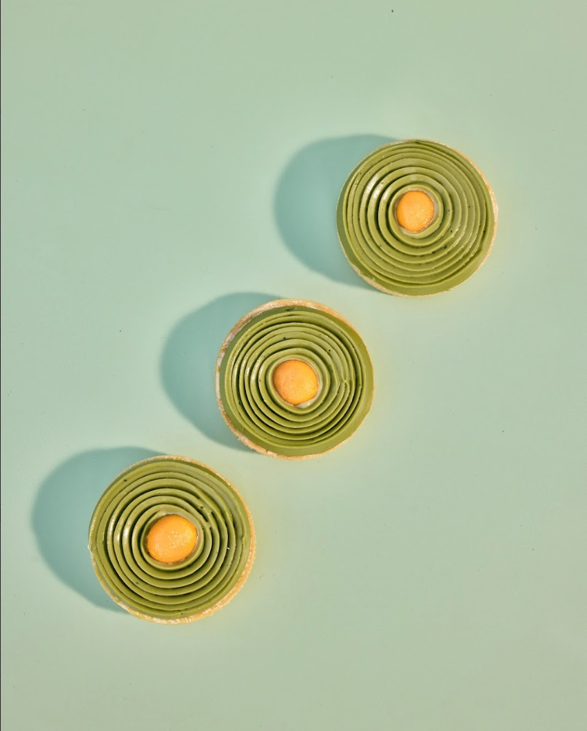 Mango Matcha Tart